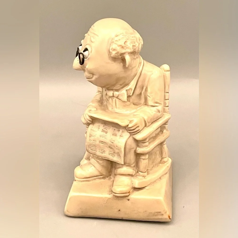 Vintage Russ Berrie World’s Greatest Grandpa Figurine 5”Unbreakable Statue